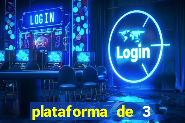 plataforma de 3 reais jogo